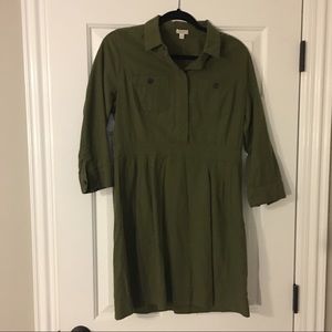 J.Crew green dress